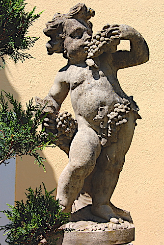 Figur auf Schloss Bernau